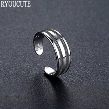 

New Silver Color Multilayer Simple Rings for Women Adjustable Size Rings Fashion Wedding Jewelry