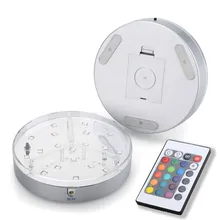 DHL 20 шт 15 см диаметр перезаряжаемый кальян светодиодная база светильника Sheesha Narghila освещение для свадебной вечеринки