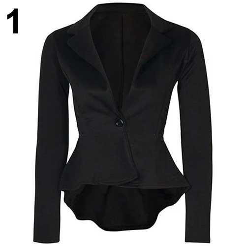 font b Women s b font Fashion One Button Slim Casual Business Suit font b