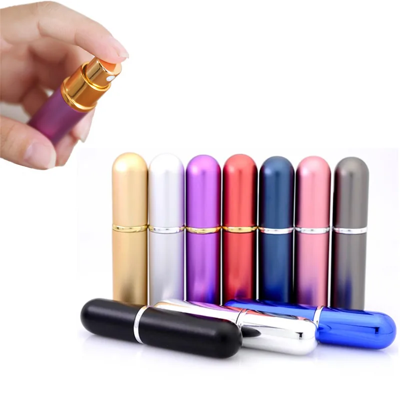 5ml travel mini refillable bottle conveniet empty atomizer perfume