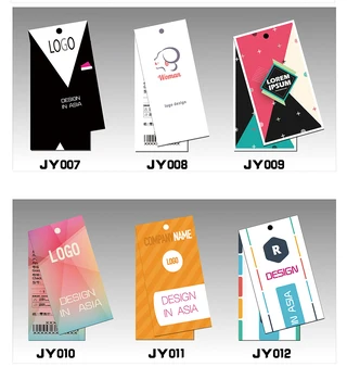 

Free shipping free customized paper hang tag/clothing swing tag labels/garment bag printed tags brand care labels logo JYSJ302