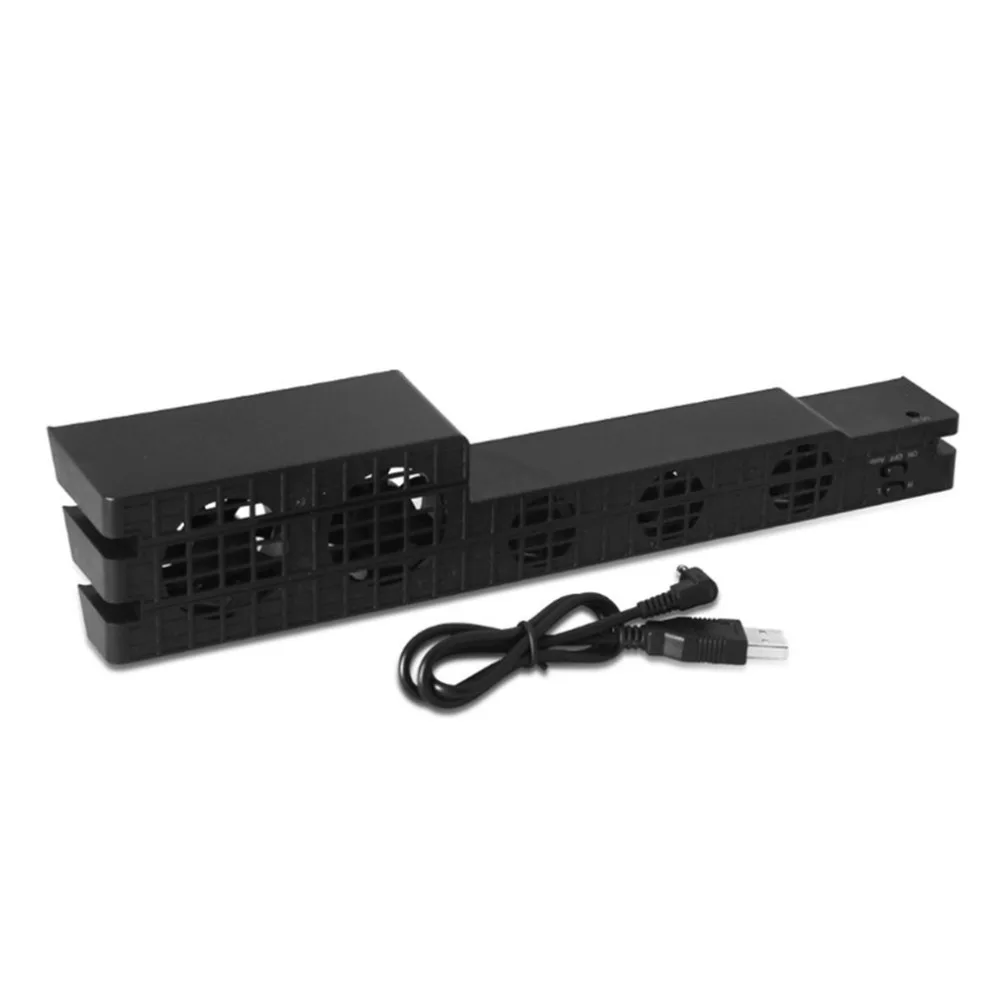 

ABS Plastic Rear Cooling Fan Temperature Control Heat Dissipation Fan Automatic Constant Temp Fan for PS4 Pro Gaming Console