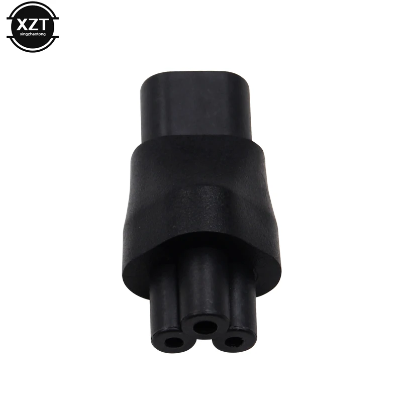 1 шт. IEC 3Pin Female to 2Pin Male 320 C6 C8 адаптер питания C7 C5 2 pin конвертер|Компьютерные кабели и