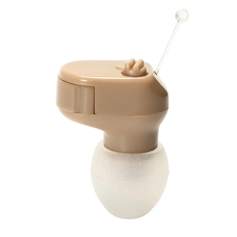 Mini Invisible In Ear Hearing Aid Adjustable Sound Voice Amplifier Audiphone Enhancer