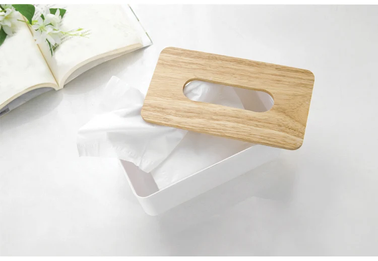 Съемная коробка салфеток держатель деревянная крышка бумажные носовые платки автомобиль домашний обеденный стол Кухня хранения организации
