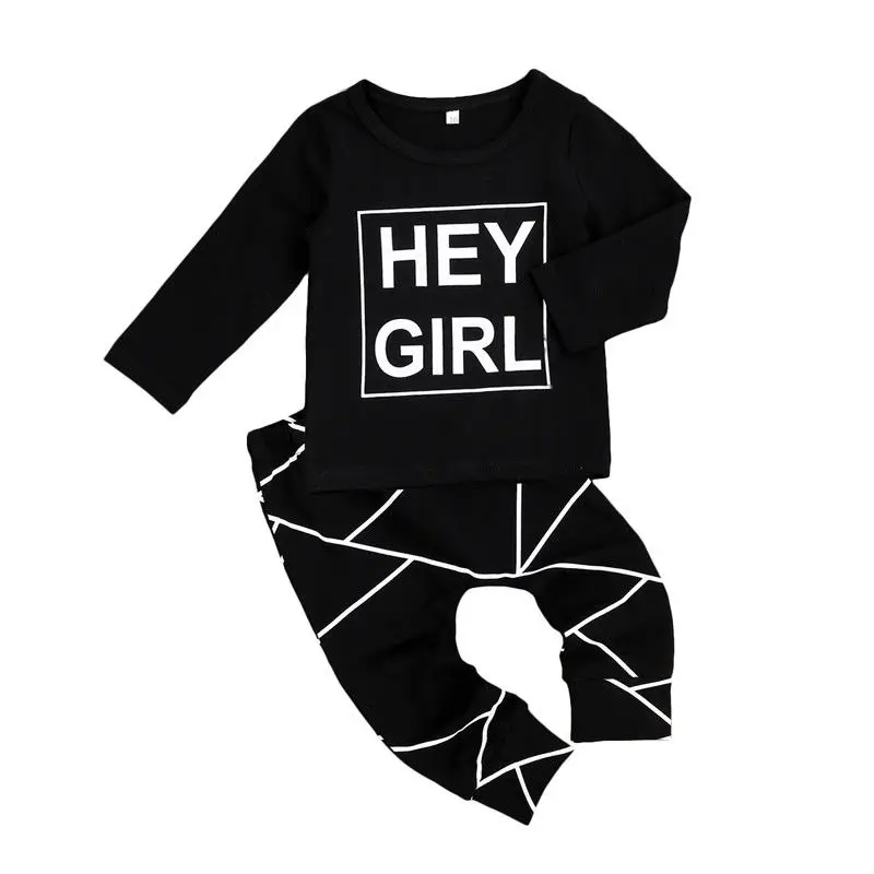 Для маленьких мальчиков Обувь для девочек Hey Girl комплект одежды новорожденных