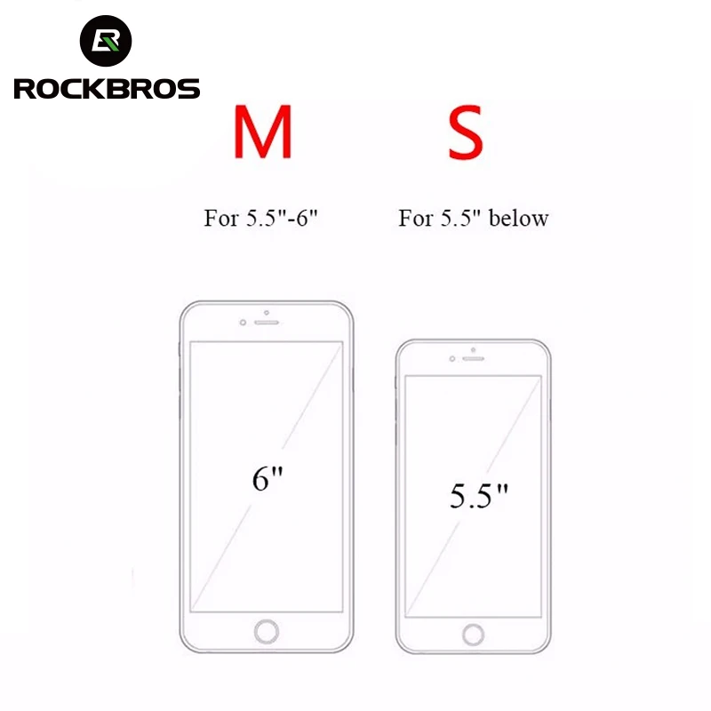 Clearance ROCKBROS Bicycle Bag Rainproof Touch Screen Phone Top Tube Bag MTB Road Bike Frame Front Saddle Bag & Pannier Bike Accessories 5