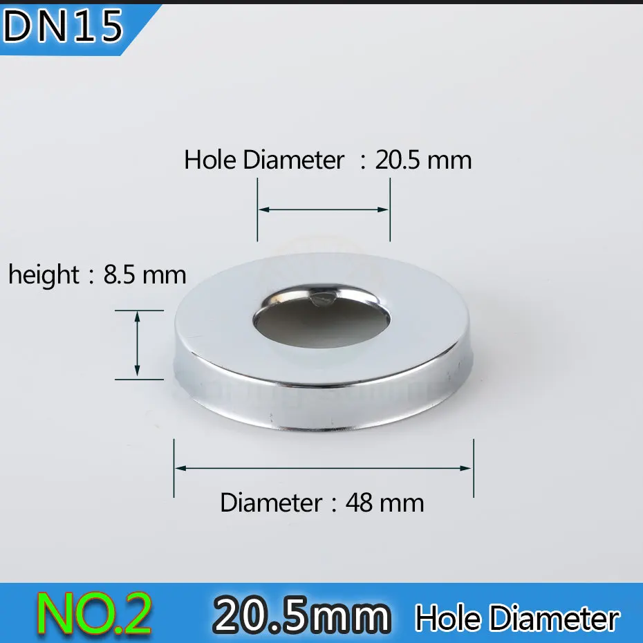 Весна Лето DN15 1/2 20 мм смеситель для душа декоративная крышка хромированная отделка покрытие из нержавеющей стали аксессуары для ванной комнаты ZZG01