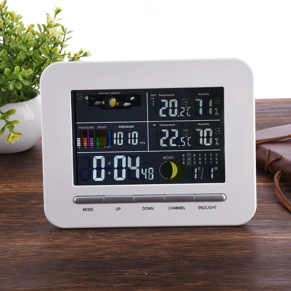 

Digital LCD Thermoneter Wireless Weather Station Indoor/Outdoor Thermometer Hygrometer Temperature Humidity Meter