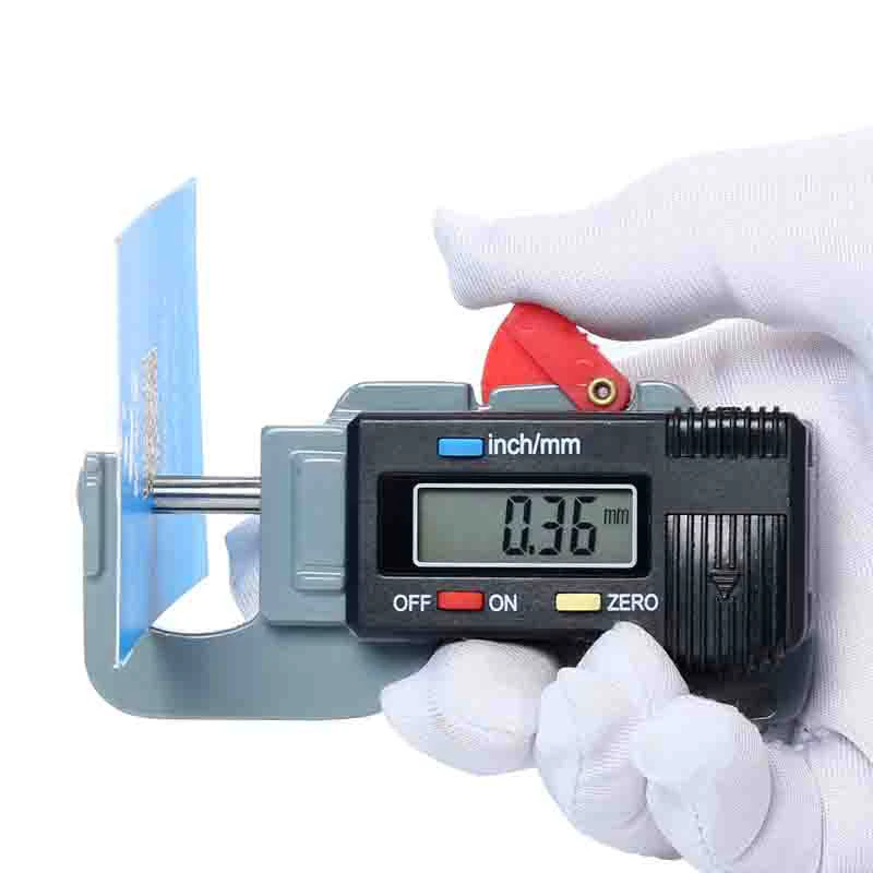 Точные цифровые Толщина датчик измерительный прибор тестер микрометра 0-12,7 мм 0,01 цифровой толщиномер