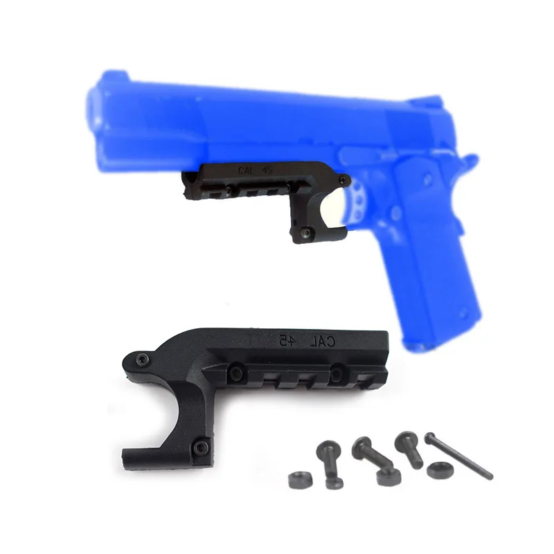 أحمر نقطة ليزر البصر Picatinny ويفر السكك الحديدية ل مسدس غلوك 17 19 + التكتيكية 1911 M1911 مسدس تحت السكك الحديدية جبل مسدس السكك الحديدية Adapte