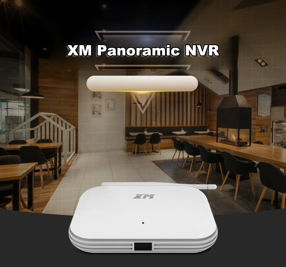 XM JPN1-W 5MP/4MP/3MP 360 градусов панорамный VR 4CH умный wifi мини NVR Поддержка ONVIF P2P Беспроводная сетевая ip-камера