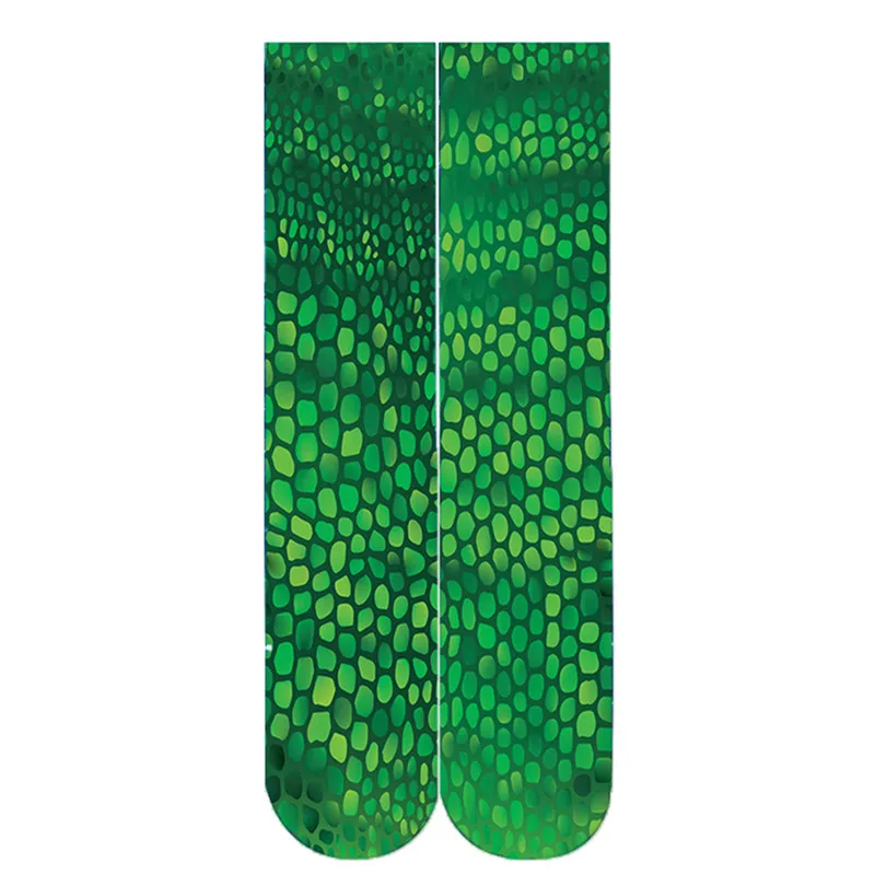 1 пара хлопчатобумажные мужские носки Смешные Носки с рисунком леопардовые змеиные животные женские носки новинка носки для весны осень зима 8S-D17 - Цвет: 03