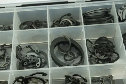 225PCS/Lot Internal & external Lock Snap Retaining ring Circlips holes Shaft collar