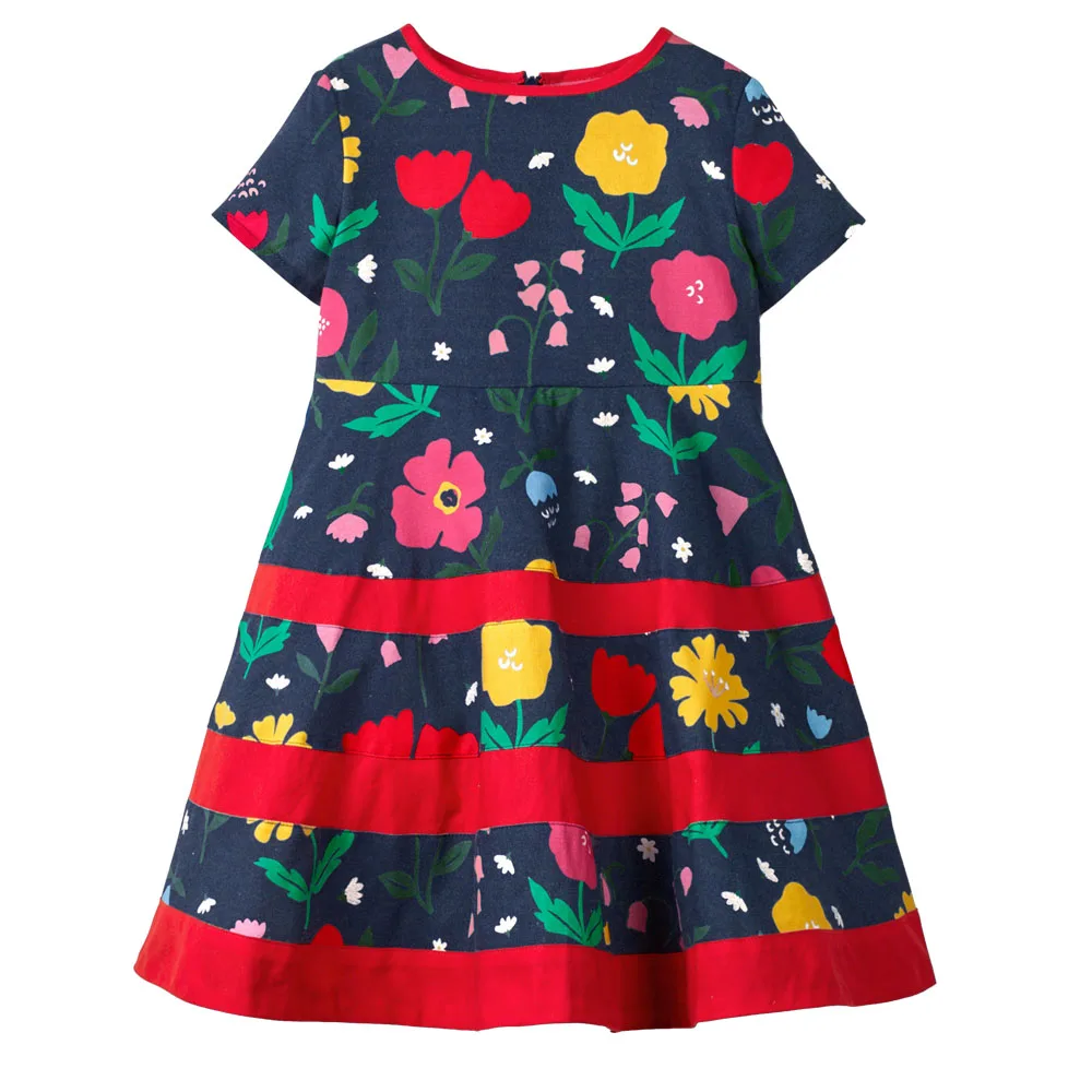 

Kids Dresses for Girls Costume Princess Flower Baby Girl Dress with Sequins Vestidos Children Summer Dress for Girl Clothes 2-7Y