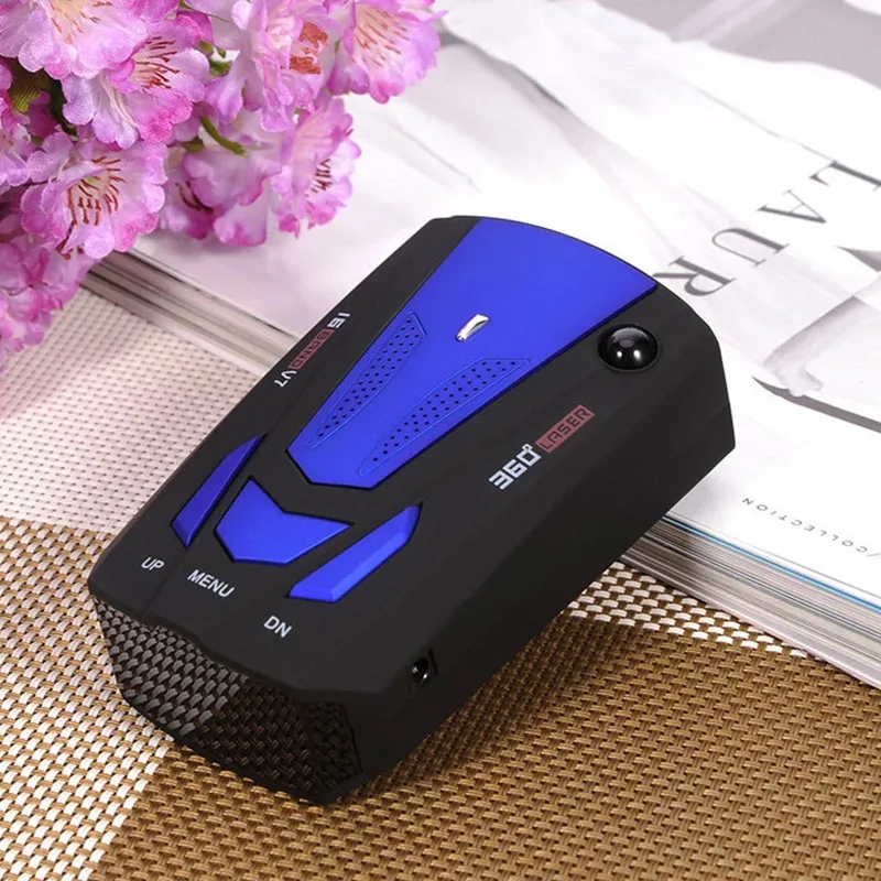 ANSTAR Radar Detector Flow Velocity Radar For Car For Russia English Anti Radar 200m Alert Alarm Warning 16 Band LED Display