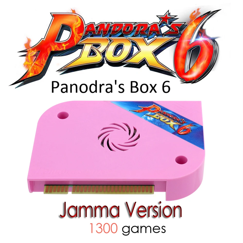 Аркадная игра diy части комплект Pandora Box 6 с 1300 игр аркадная консоль Запчасти для игровых автоматов для двух игроков