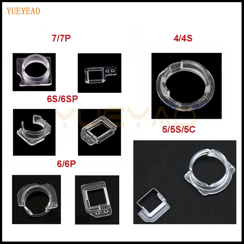 

1Set Light Sensor & Front Camera Plastic Cap Holder Lens Clip Ring Bracket For iPhone 5 5S 5C SE 6 6S 7 Plus Replacement