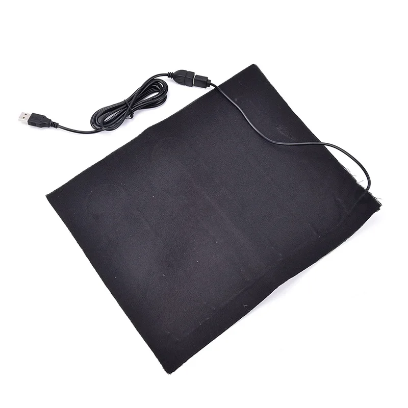 USB Fiber Heater Carbon Electric Heated Jacket Soft Cushion Winter Men Vest Heating Clothes Warmer Pads Keep Warm for mouse pad