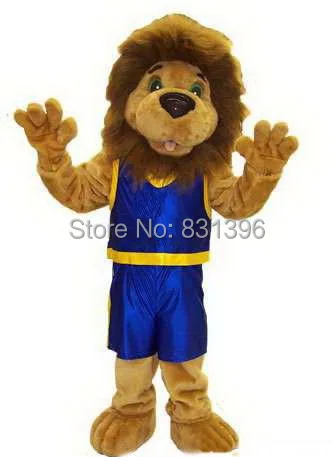 Factory direct sale customized Brown Lion Costumes mascot costume EMS free shipping |