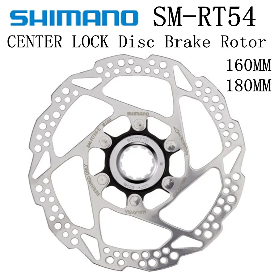 SHIMANO DEORE SM RT54 RT30 тормозной диск Центральный замок диск ротор горные велосипеды диск M615 RT54 M6000 тормозной диск 160 мм 180 мм MTB - Цвет: RT54 160MM