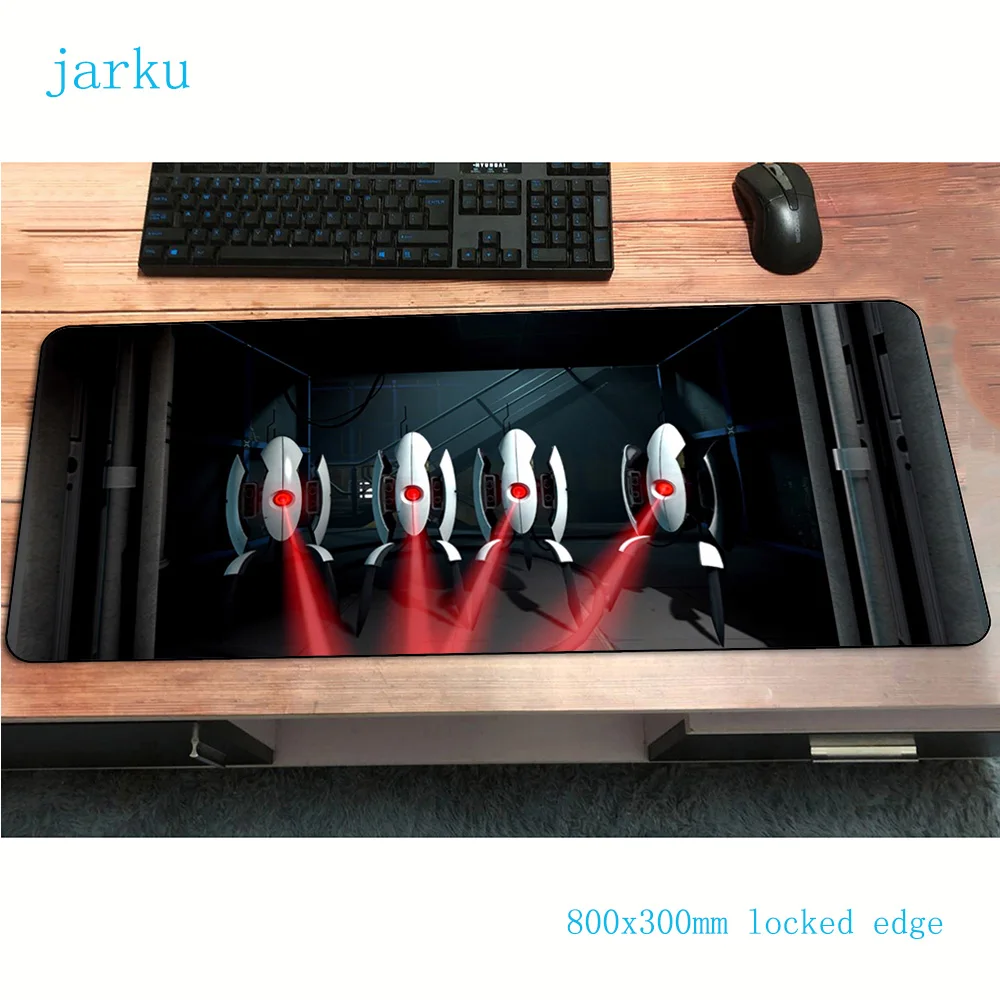 Portal 2 коврик для мыши геймер объемный рисунок 800x300x2 мм коврик для мыши notbook игровой коврик для мыши Бестселлер коврик для мыши стол для компьютера Коврики для мыши
