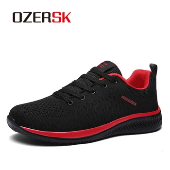

OZERSK Hot Sale Summer Lightweight Sneakers Fashion Famous Lace-up Style Men Shoes Comfortable Casual Style Men Sneaker Footwear