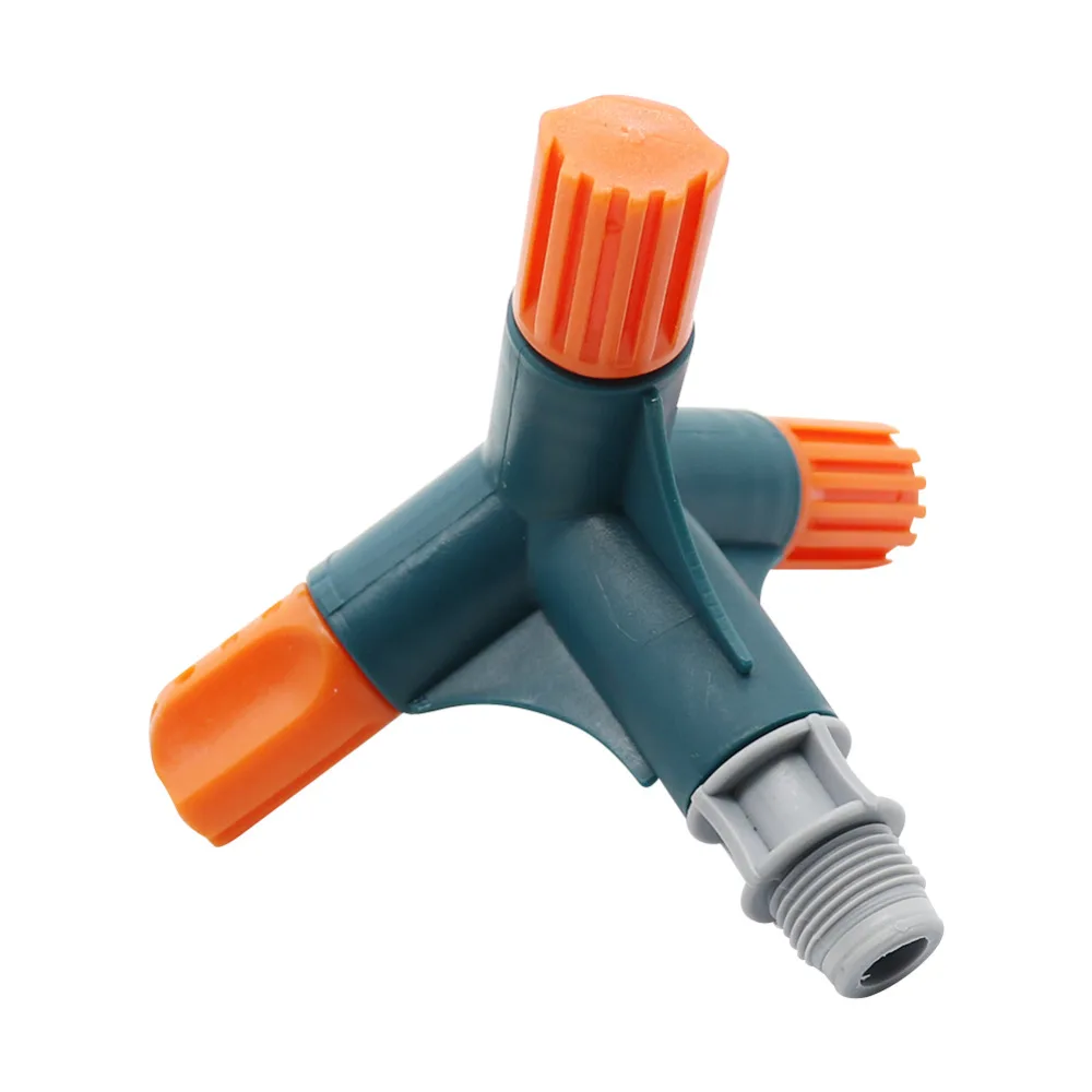 

Plastic Rotary Three-Arm Sprinkler with 1/2" Male Thread Agriculture Lawn Irrigation 360 Degree Rotating Sprinkler Nozzle 20 Pcs