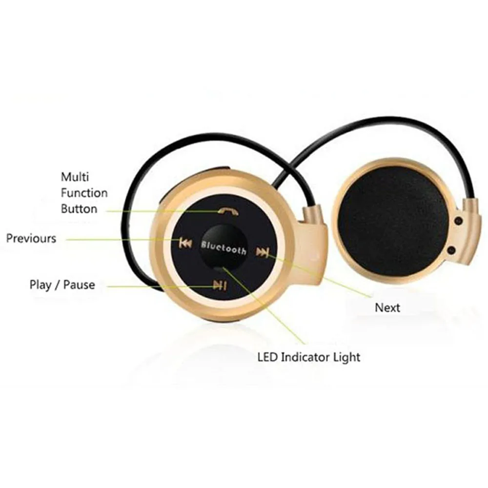 Portable 503 Bluetooth Earphone Sport Wireless Headset Music Stereo Headphones Mini Earbuds With Mic FM Radio For PC iPhone Mp3 (10)