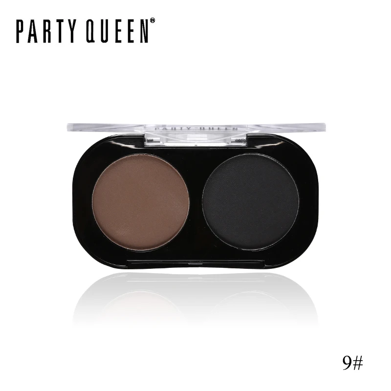 Party Queen Shimmer Matte 2 вида цветов Палитра теней для век Косметика телесный Пигмент Макияж интенсивный блеск цвет земли дымчатые тени для век