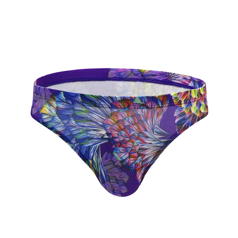 

Himealavo Comfortable Mens Briefs Quick Dry Men's Sexy Breathable Underpants Flower Printed Sexy Men Briefs Panties Underwear
