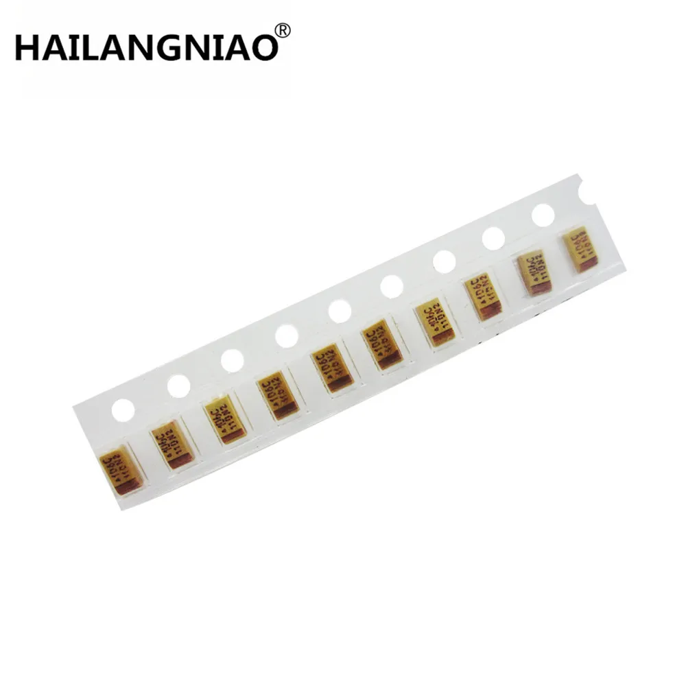 Танталовый конденсатор 20 шт 3216 мкФ 16V 106 106C SMD | Электроника