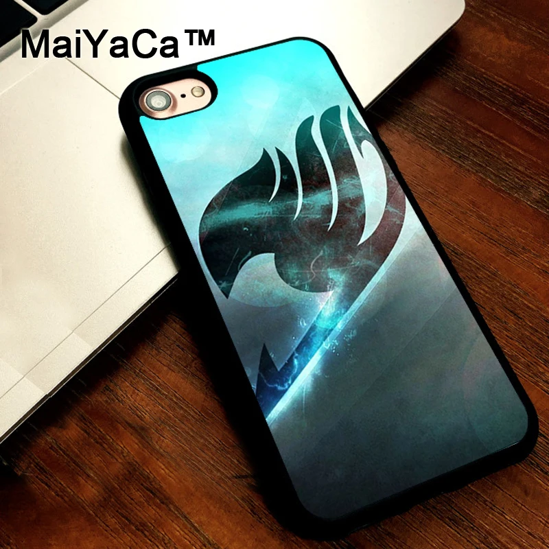 MaiYaCa Fairy Tail Logo Anime Fashion Mobile Phone Case For iphone 7 8