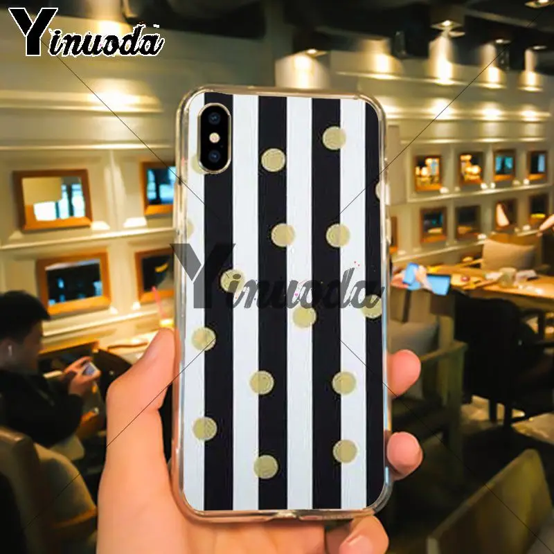 Black White Stripes Gold Love (6)