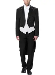 Мужской Белый дом стюард платье Досуг смокинг 3-piece костюм деловой пиджак, жакет жилет и брюки