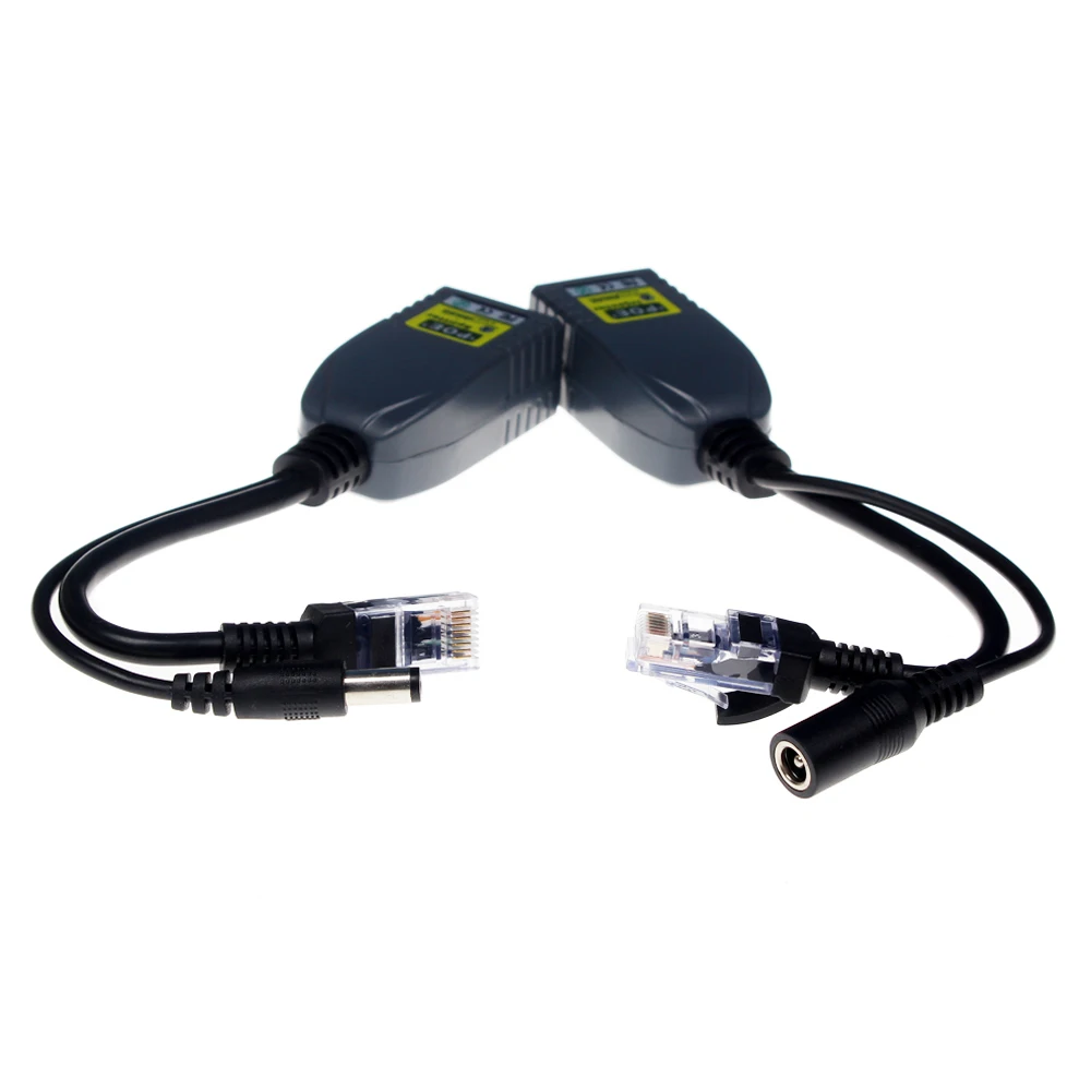 Разветвитель POE Power Over Ethernet 1 партия/Лот сепаратор передатчик для видеонаблюдения