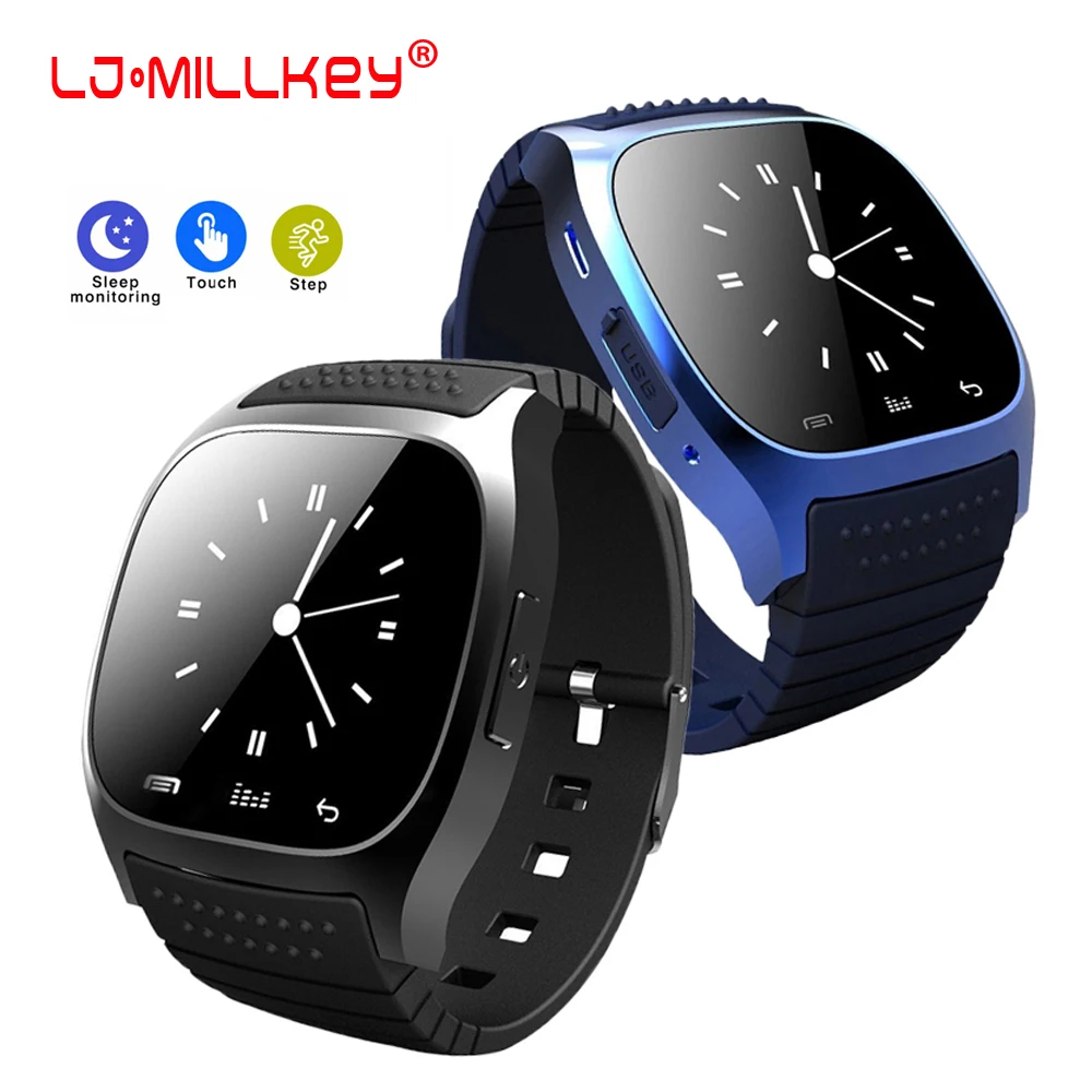 

Original Bluetooth Smart Watch luxury wristwatch smartwatch with Dial SMS Remind Pedometer for Android phone
