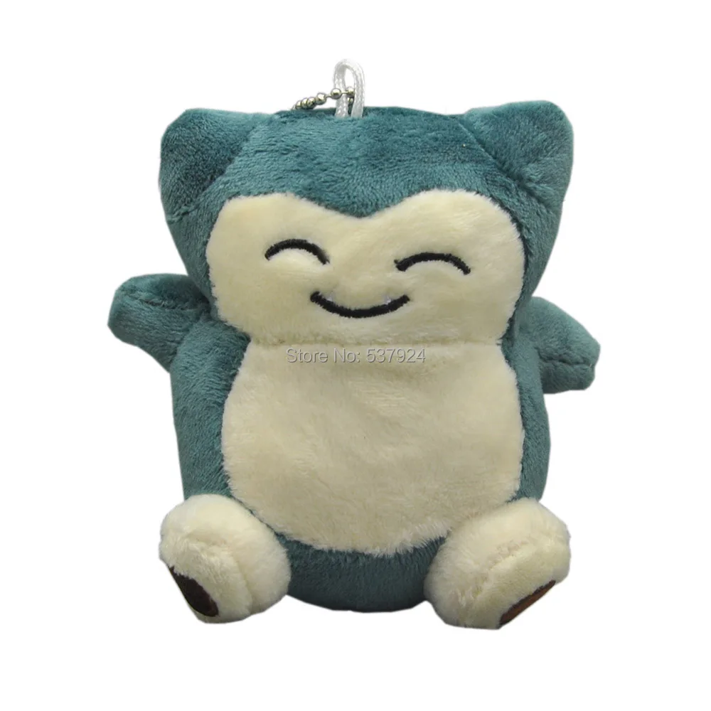 

New Snorlax 4" 10CM Plush Doll Keychain Pendant-CPPY