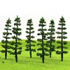 20pcs 9CM Model Railway Pine Miniature Model Plastic Trees For HO Train Railroad Landscape Scenery Layout 2
