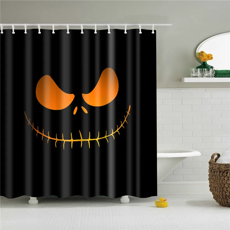 Horror Printing cortinas ducha waterproof shower curtains bathroom