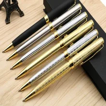 1 шт. NER CHOUXIONGLUWEI Серебряная Золотая металлическая Подарочная шариковая ручка