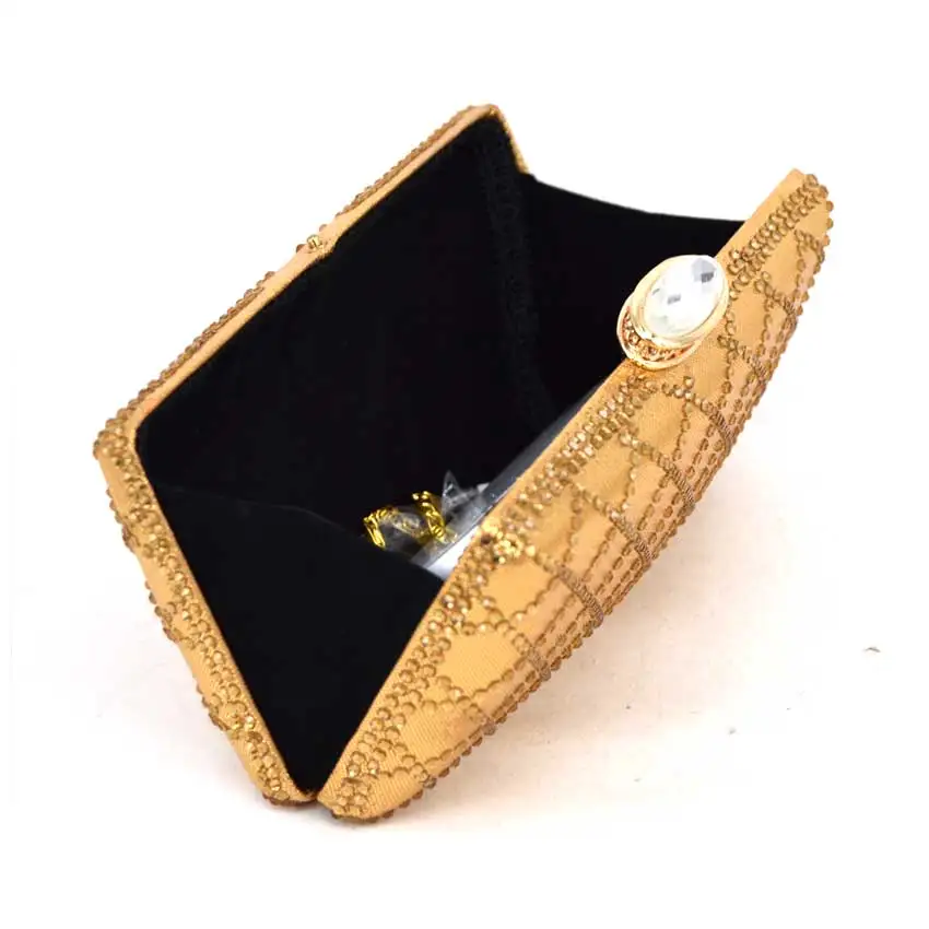 Новая Свадебная вечерняя сумочка шампанского ручной работы горячее высококачественное сверло кисточкой бриллиантом кристаллом день Золотой клатч