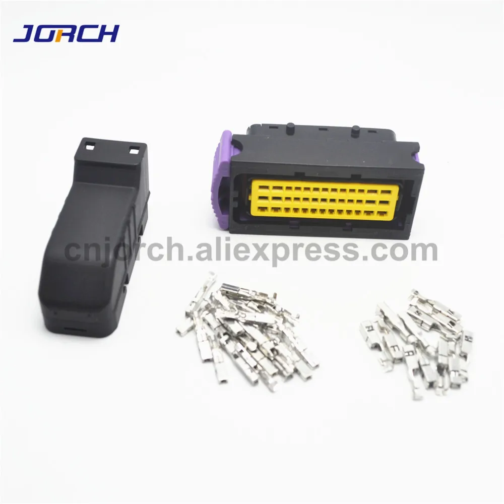 

Free shipping 39 Pin ECU Sealed Automotive FCI Auto Connector PCB control system female 39p ecu connectors with terminals