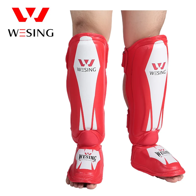 Buy Wesing Shin Guards Muay Thai Sparring Sanda Traning Leg Sleeve Boxing Shin