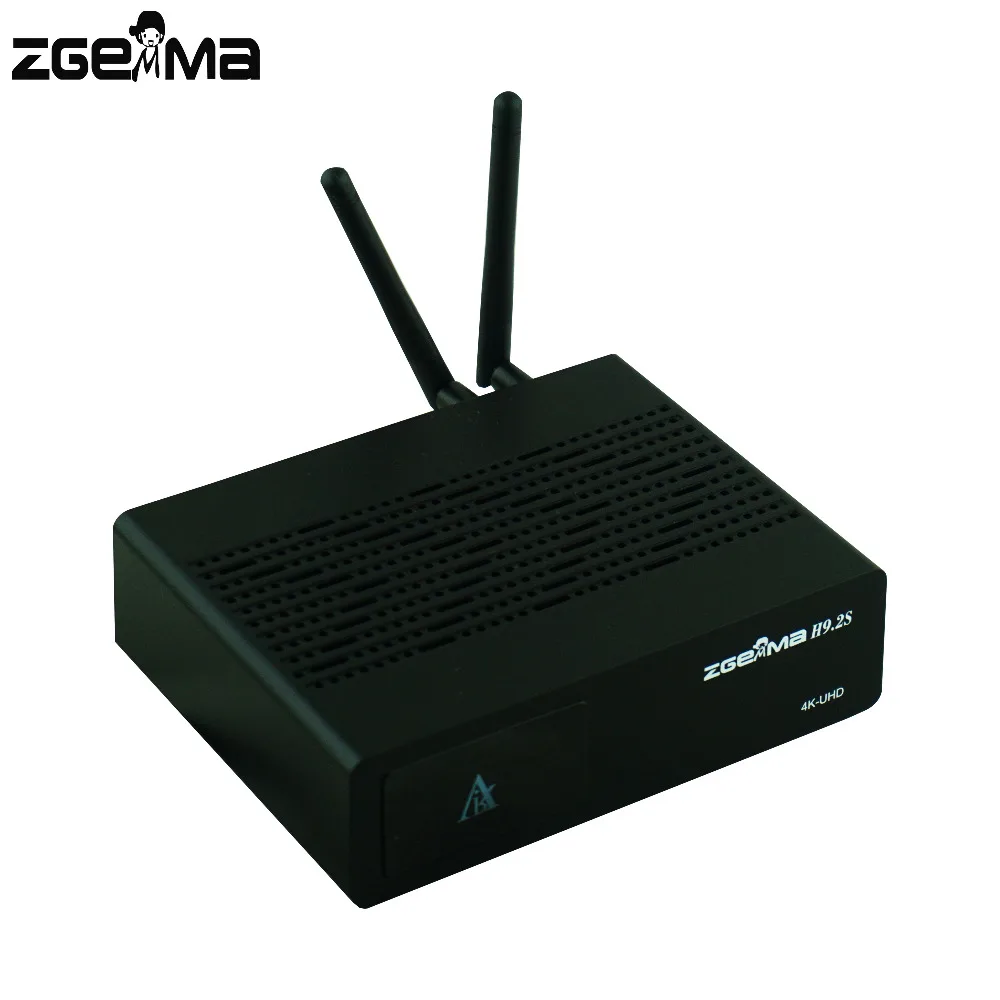 10 шт./лот спутниковый ресивер zgemma h9.2s twin dvb s2x 4K со встроенным Wi Fi|Спутниковое ТВ| |