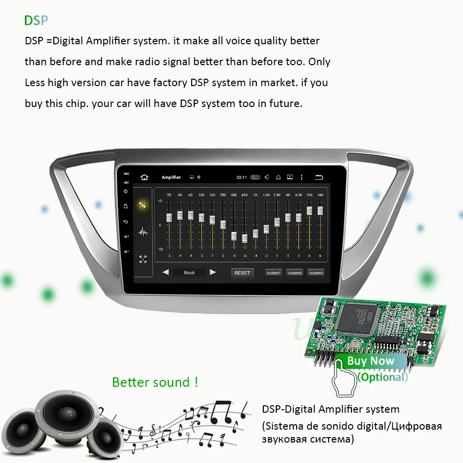Excellent IPS DSP 4G RAM 64G ROM Android 9.0 Car GPS for Hyundai Verna Solaris 2017 2018 Multimedia Navigation Radio Stereo No DVD Player 3