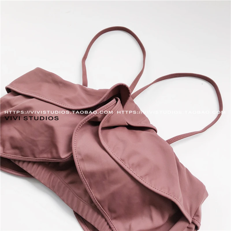 Tankini maiô feminino adorável dividir saia conservadora
