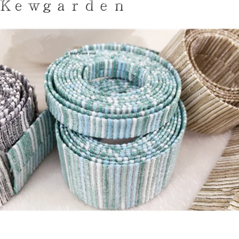

30mm 3cm Stripe Jacquard Ribbons DIY bowknot accessories satin ribbon handmade tape riband 5m/lot