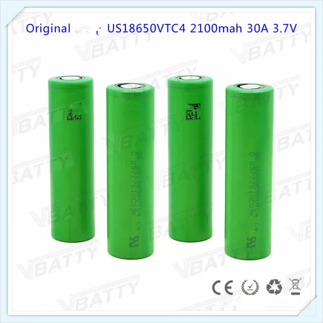 Se us18650vt 2100mAh 3,7 V аккумулятор аутентичный 18650 vtc4 Аккумулятор для sony vtc4(1 шт