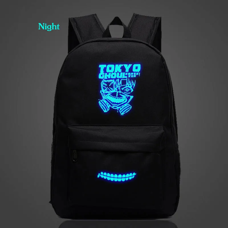 

2017 Nightlight Tokyo Ghoul Children Kids School Bags Printing Backpacks Cartoon Bag for Boys Girls Mochilas infantil School Kid